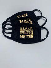 2-pk BLACK LIVES MATTER Facemasks